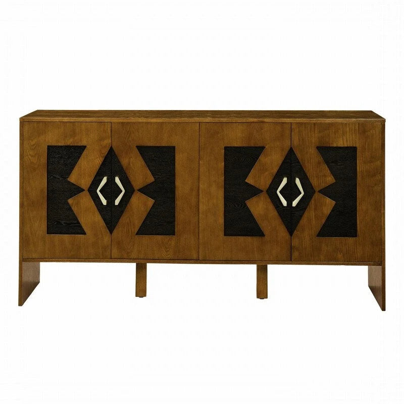 Buffet moderne de style milieu du siècle de 60 avec rangements pour une maison bien organisée