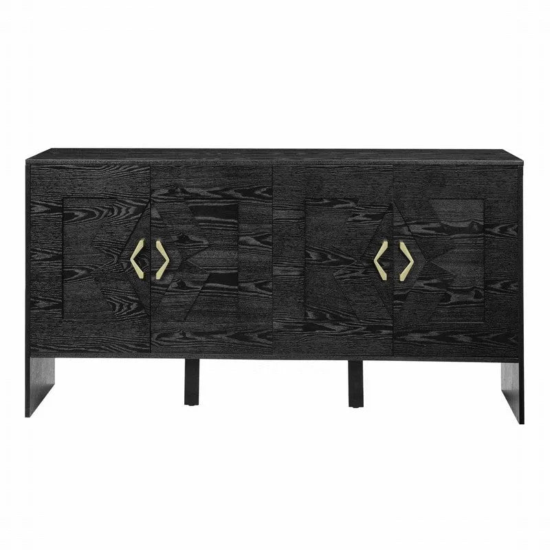 Buffet moderne de style milieu du siècle de 60 avec rangements pour une maison bien organisée
