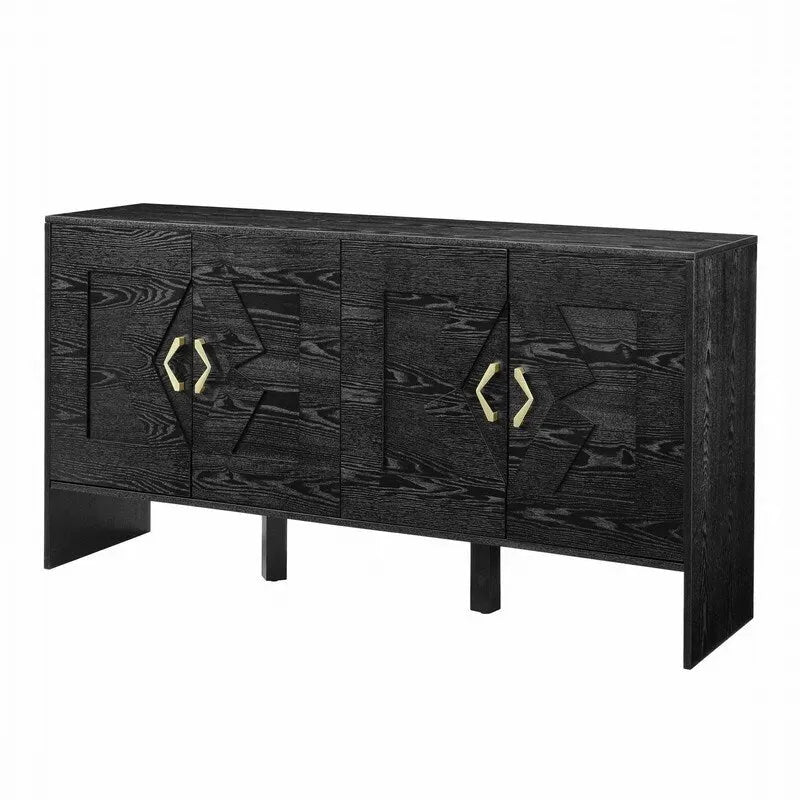 Buffet moderne de style milieu du siècle de 60 avec rangements pour une maison bien organisée