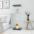 Moderne Glasvitrine, Küchenschrank, Aktenschrank mit 3 Regalböden