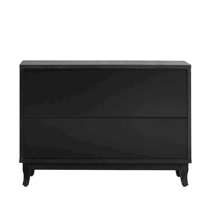 Buffetschrank/Sideboard mit 3 Spiegeltüren und Glastüren fürs Esszimmer