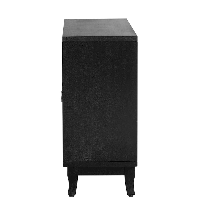 Buffetschrank/Sideboard mit 3 Spiegeltüren und Glastüren fürs Esszimmer