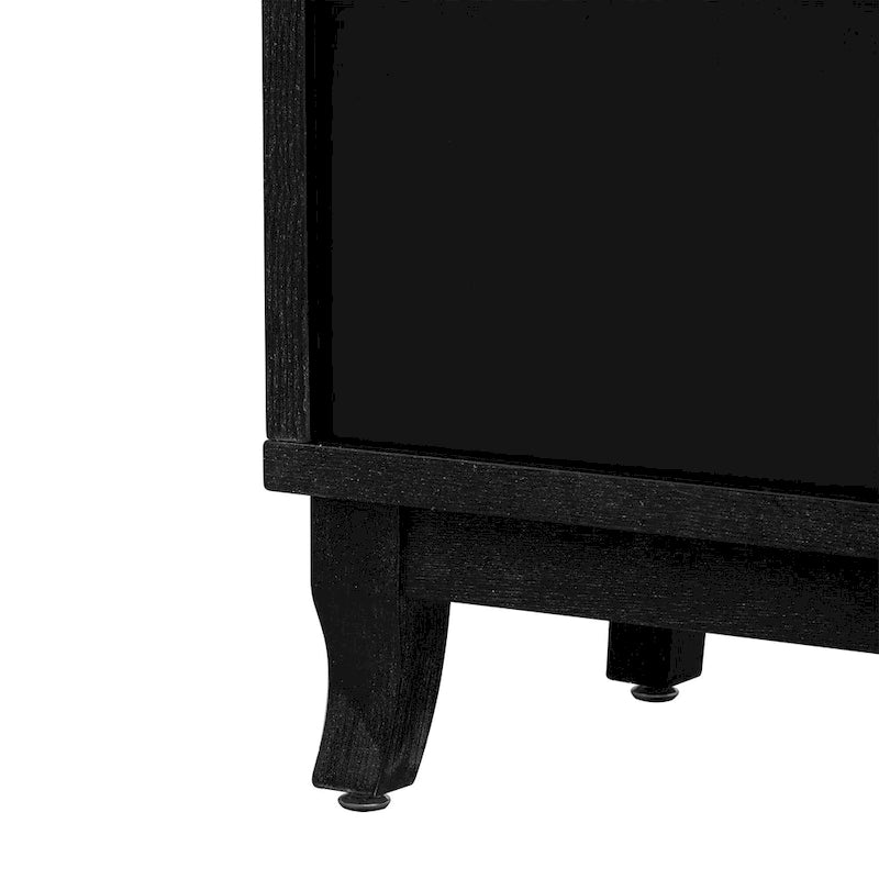 Buffetschrank/Sideboard mit 3 Spiegeltüren und Glastüren fürs Esszimmer