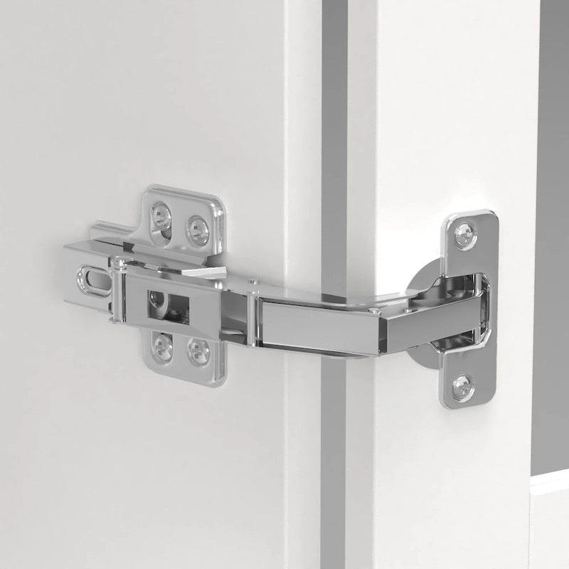 Meuble de salle de bain d’angle blanc de 78.7H - rangement élégant pour toutes les pièces