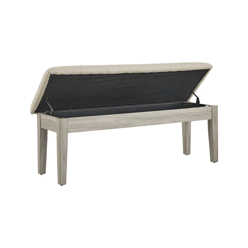 Gepolsterte Aufbewahrungsbank - 48W x 15D x 19H