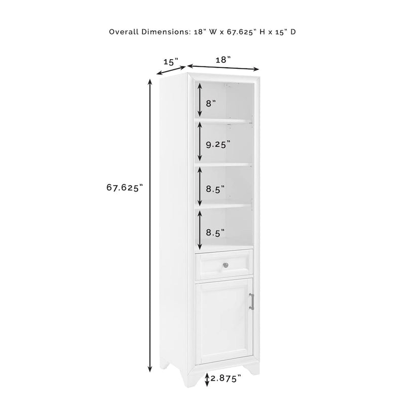 Wäscheschrank in Vintage-Grau