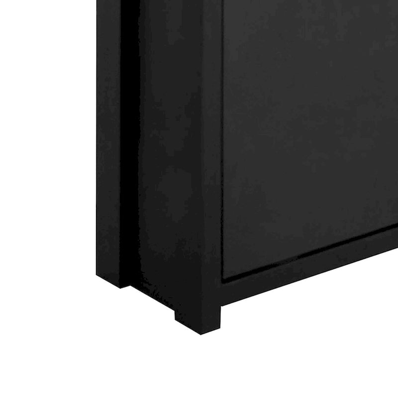 Ensemble moderne minimaliste de deux meubles à chaussures en bois