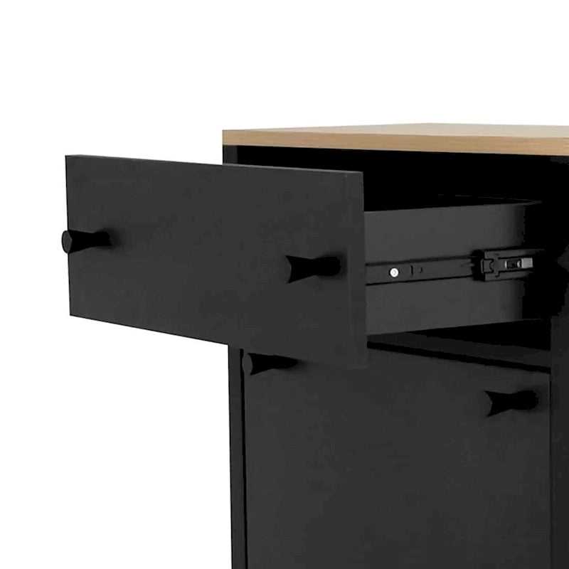 Juego moderno y minimalista de dos zapateros de madera