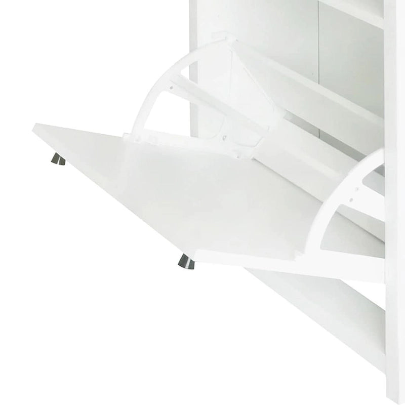Ensemble moderne minimaliste de deux meubles à chaussures en bois