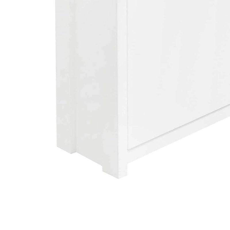 Ensemble moderne minimaliste de deux meubles à chaussures en bois