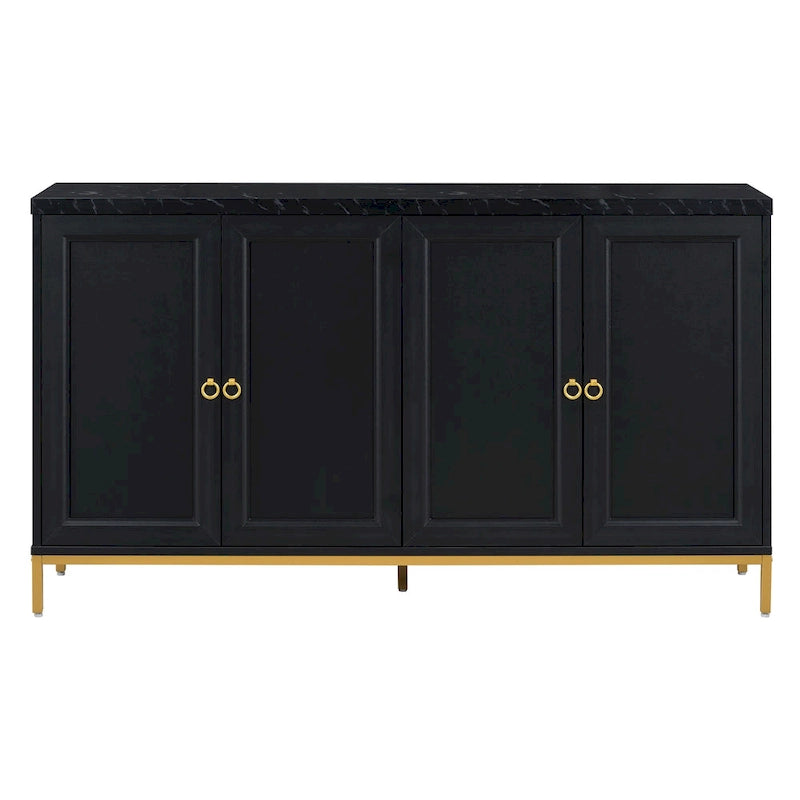 Aparador buffet de 59 con estante ajustable