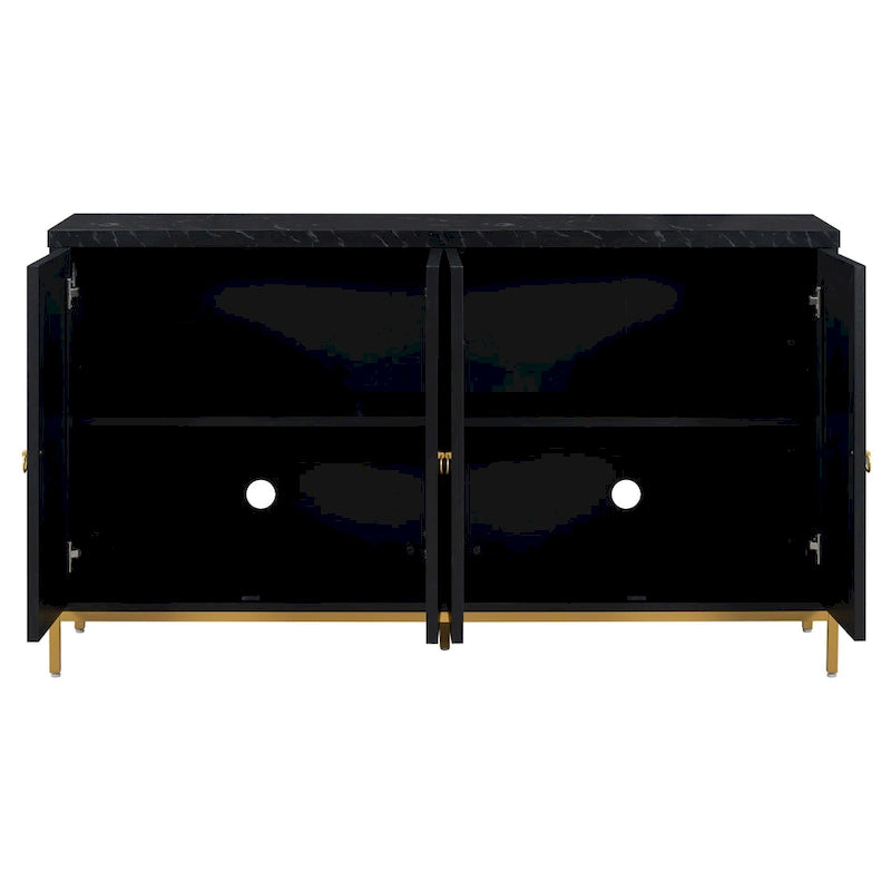 Aparador buffet de 59 con estante ajustable