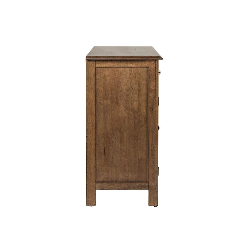 Sideboard in honigfarbener Used-Optik