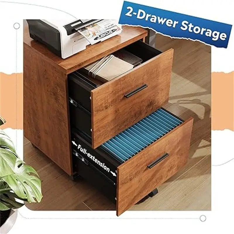 Archivador de 2 cajones - 15.7D x 18.1W x 25.6H