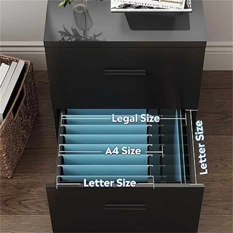 Archivador de 2 cajones - 15.7D x 18.1W x 25.6H