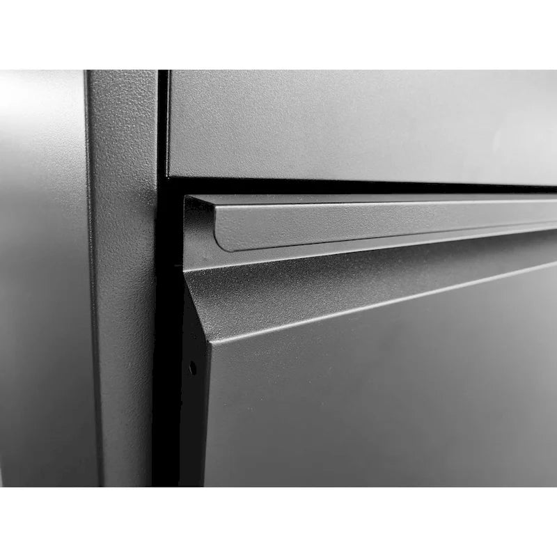 Vertikaler Aktenschrank aus Metall mit 5 Schubladen, 14.96 W und Schloss, fürs Büro oder Zuhause, für Dokumente im Format A4, Legal und Letter