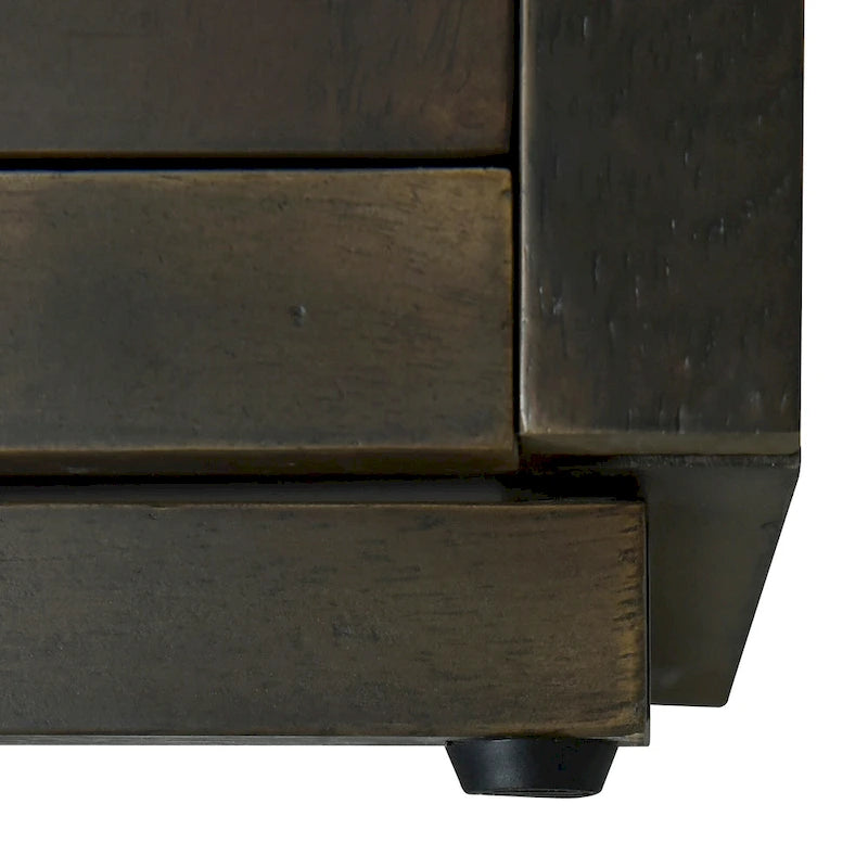 Modernes klassisches Sideboard mit 4 Türen, offenem Stauraum und verstellbaren Einlegeböden
