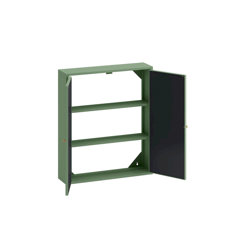 23.62 Vintage-Wandschrank mit zwei Türen