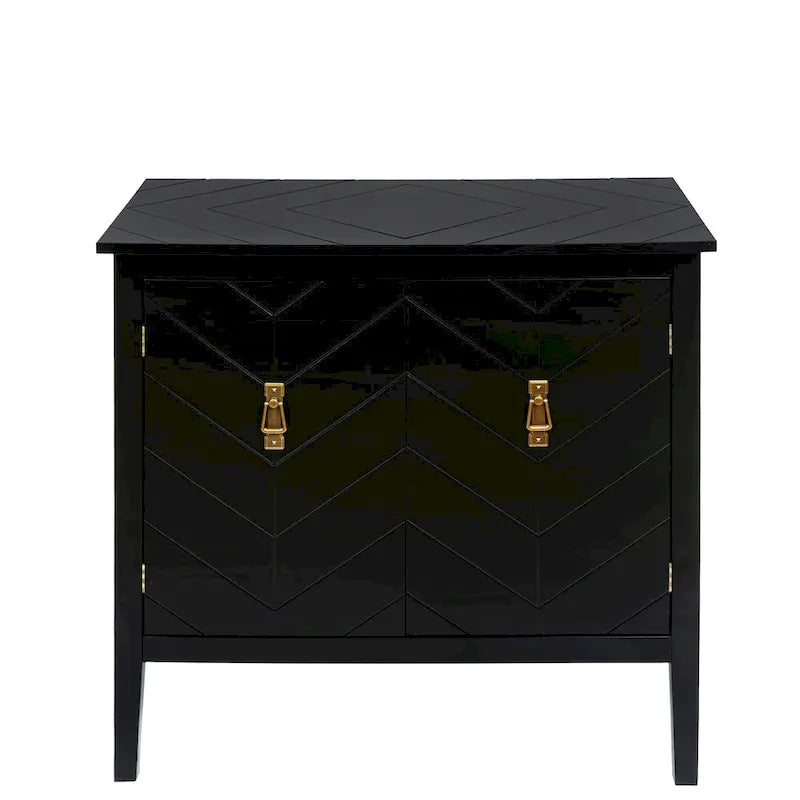 Meubles en bois à 2 portes, buffet de style vintage pour le salon, la salle à manger ou le bureau