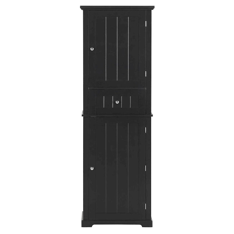 Wäscheschrank mit Schublade und verstellbarem Regalboden, 22 in. B x 11 in. T x 67.3 in. H