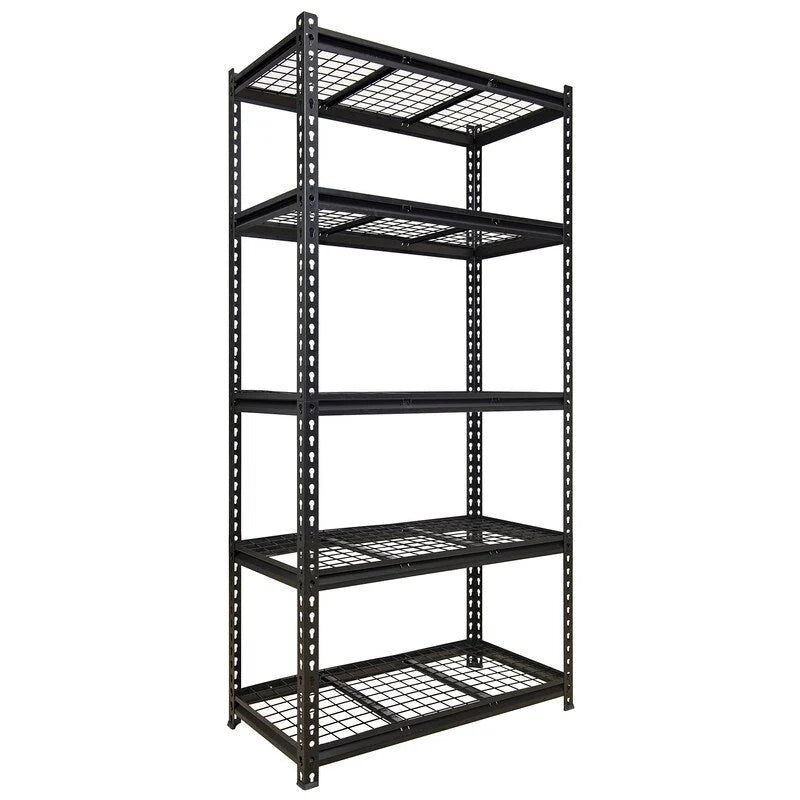 Étagère métallique réglable à 5 niveaux, robuste, pour garage et usage industriel - N/A