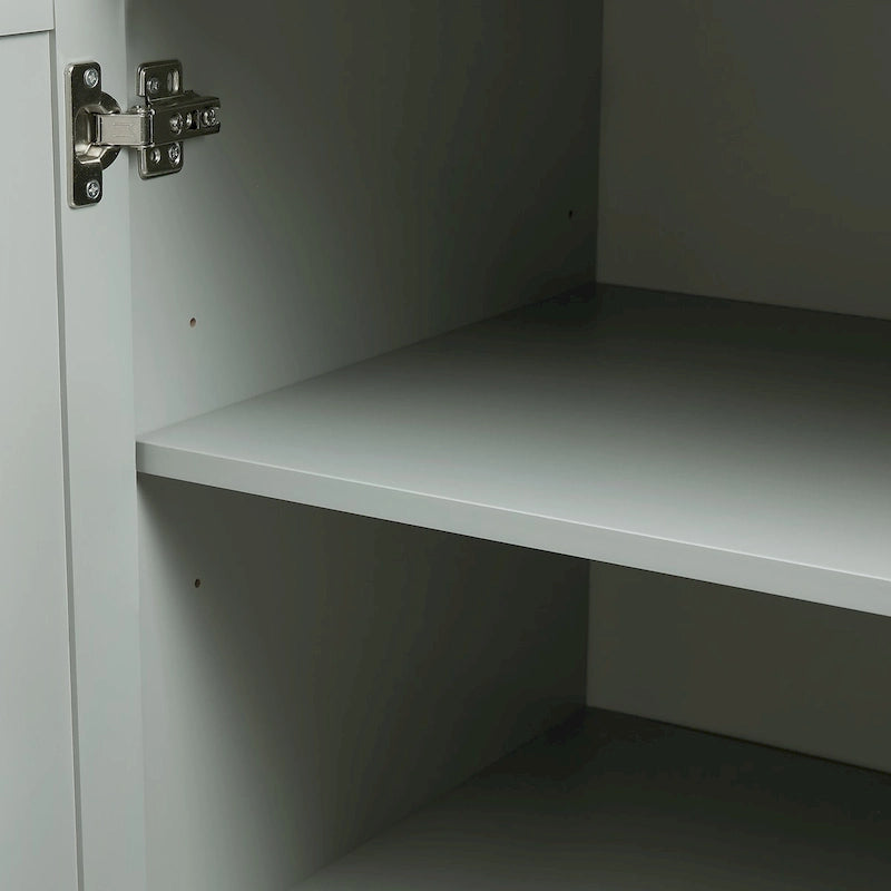 Armario de almacenamiento para baño con puertas