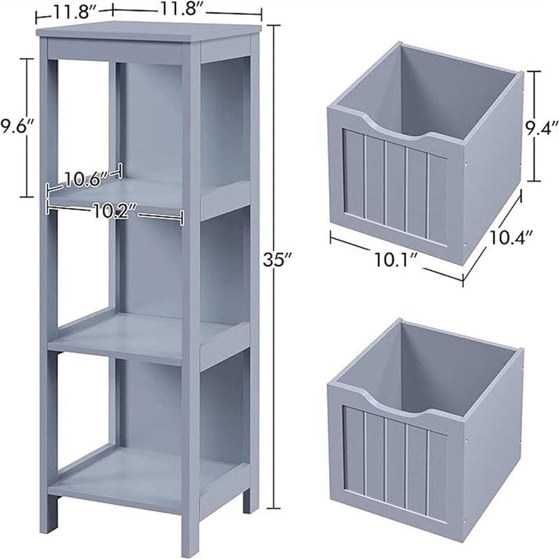 Meuble bas de salle de bain - 11.8D x 11.8W x 35H
